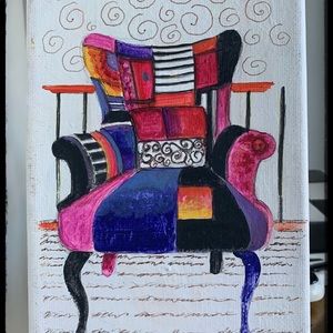 Small painting on canvas